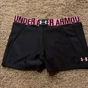 Under armour spandex shorts